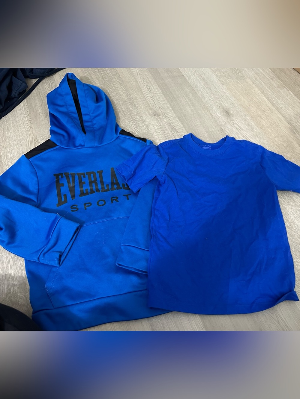 Everlast Kids Blue Hoodie and Tee Set